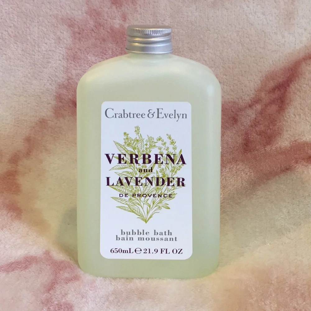 Crabtree Evelyn Scented Verbena Lavender de Provence Bubble Bath XL 21.9oz NWT - Picture 9 of 13